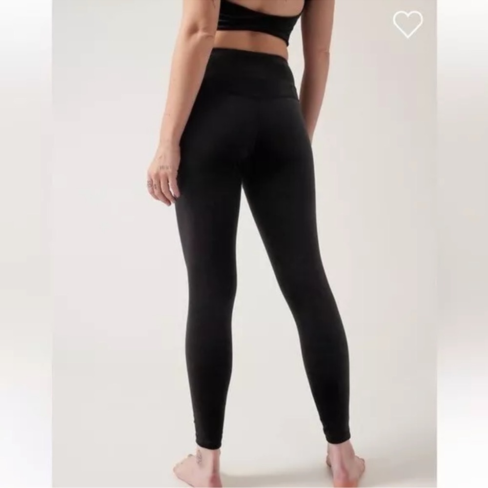 Athleta Elation Velvet Tight size Small Black #467925 - Picture 4 of 12